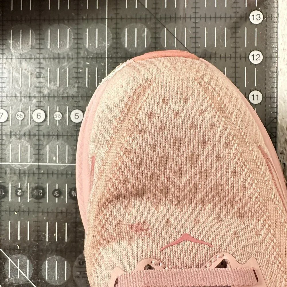 Hoka One One Clifton 9 Women Size 9B 1127896-PMPW Pink Mauve Pale Peach Shoes - Picture 12 of 12